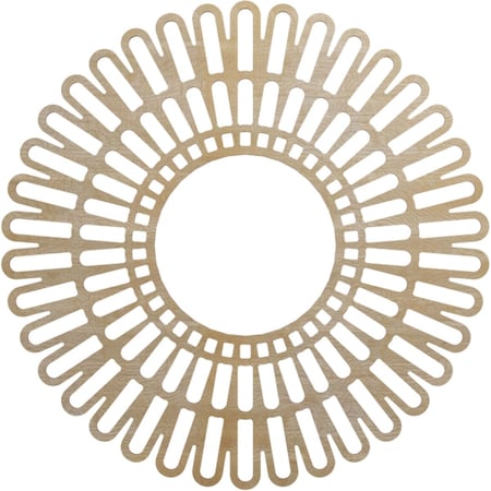 Ekena Millwork Cornelius Wood Fretwork Pierced Ceiling Medallion, Birch, 34"OD x 12 5/8"ID x 1/4"T CMWP34X0250CRBI